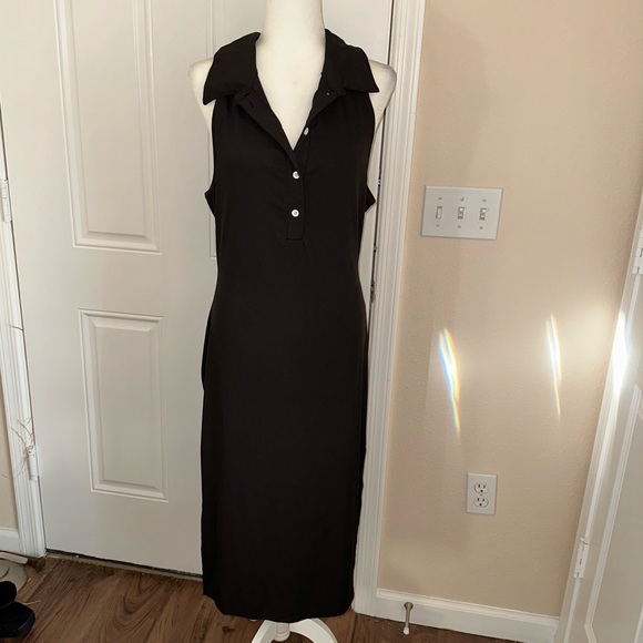 SHEIN Dresses & Skirts - SHEIN SXY Plus Black Button Midi Dress Size 1X